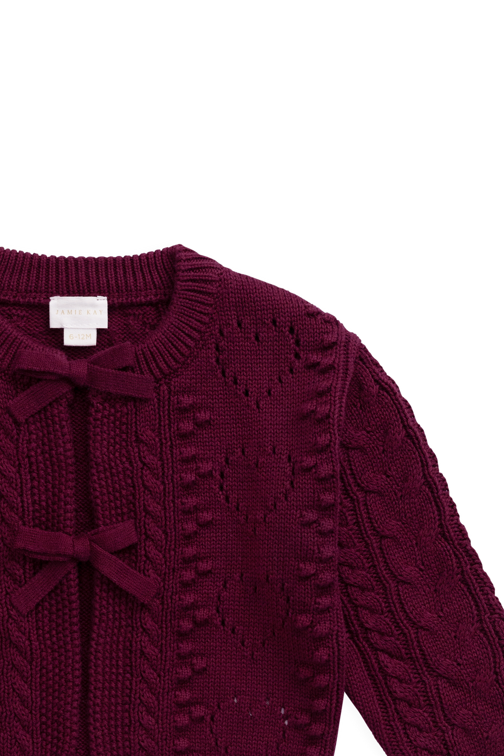 Knitted Cardigan - Mulberry Wood