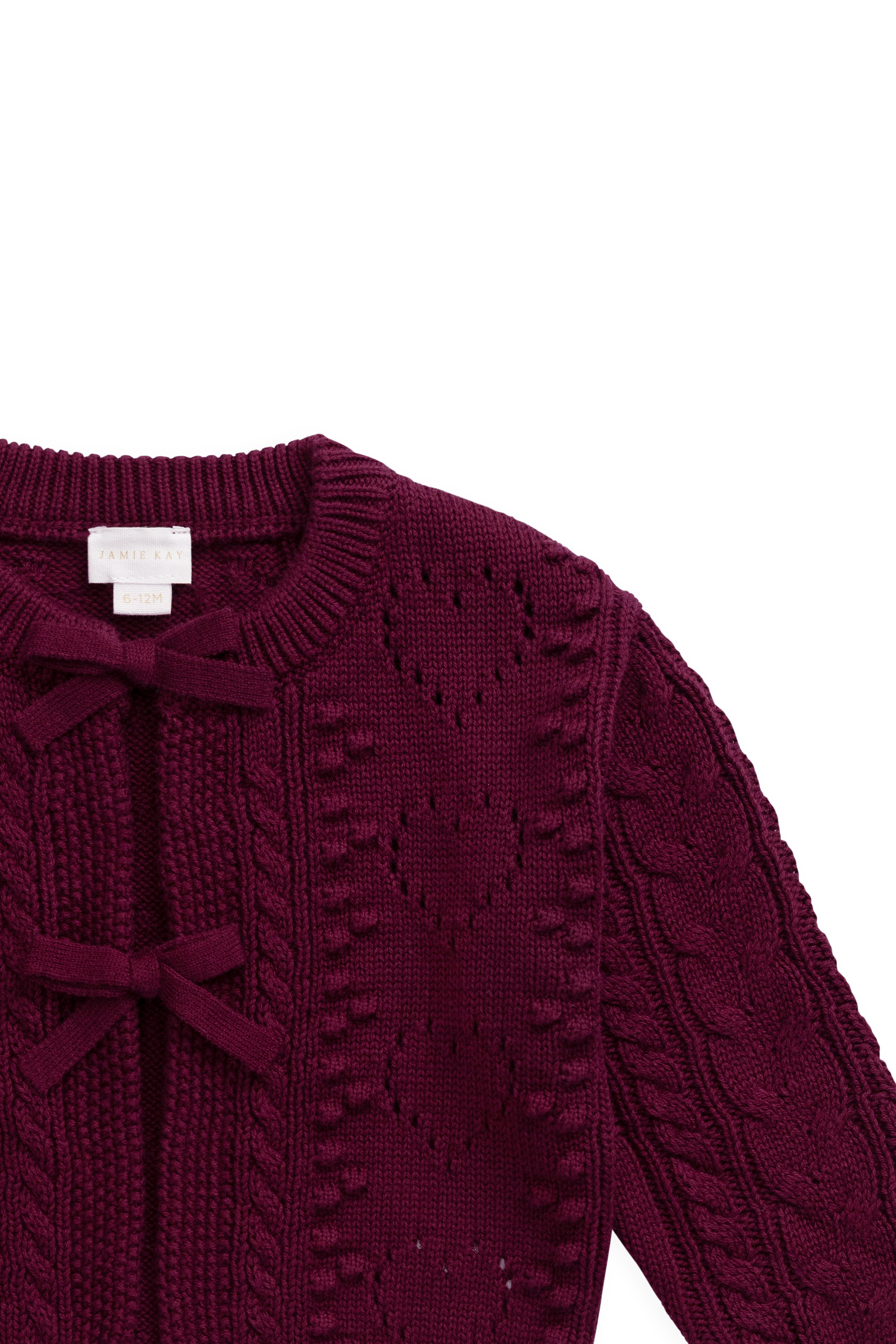 Knitted Cardigan - Mulberry Wood