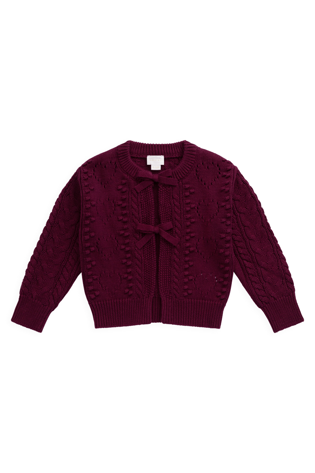 Knitted Cardigan - Mulberry Wood