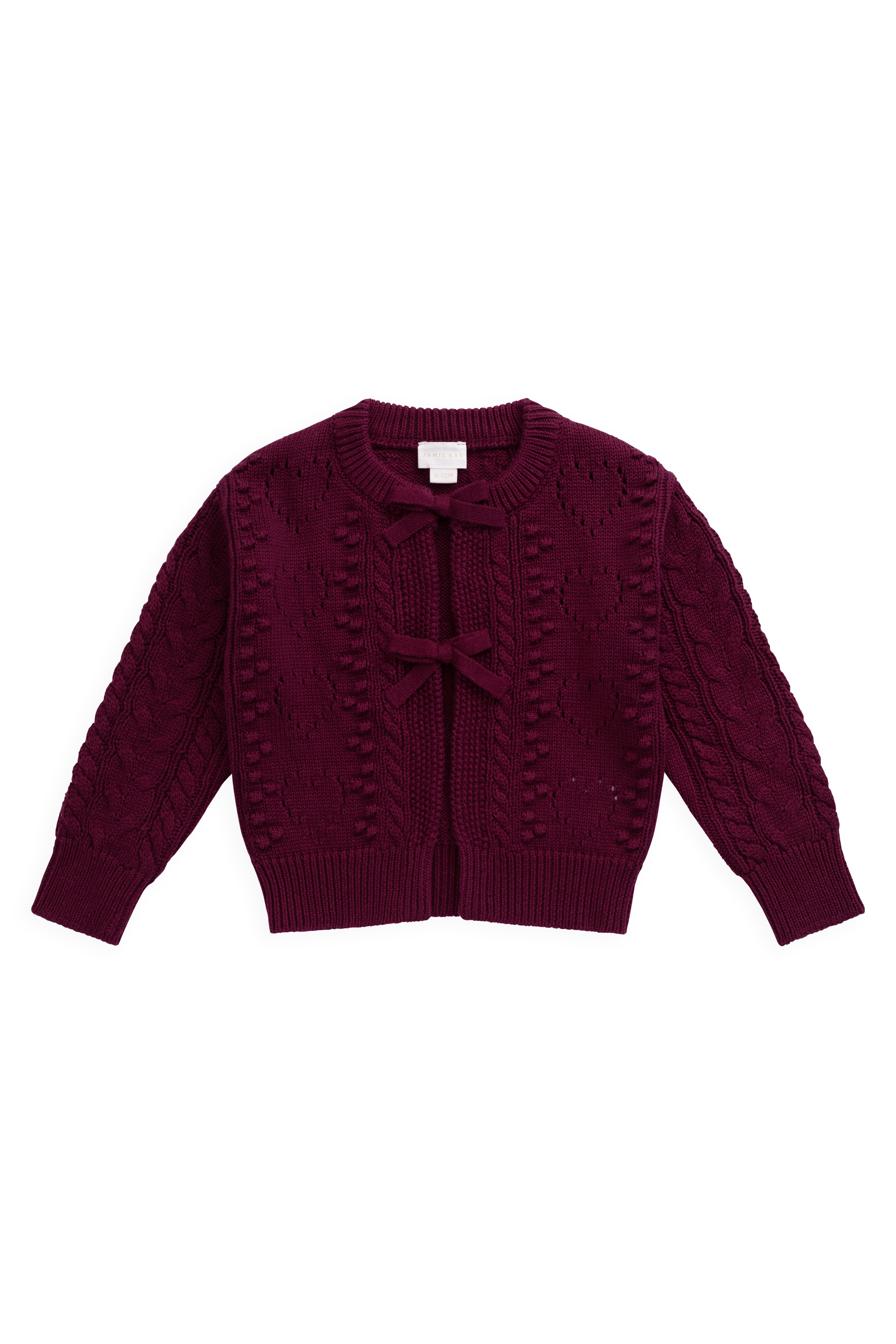 Knitted Cardigan - Mulberry Wood