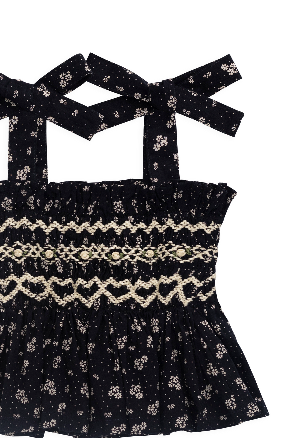 Organic Cotton Top - Maisie Navy