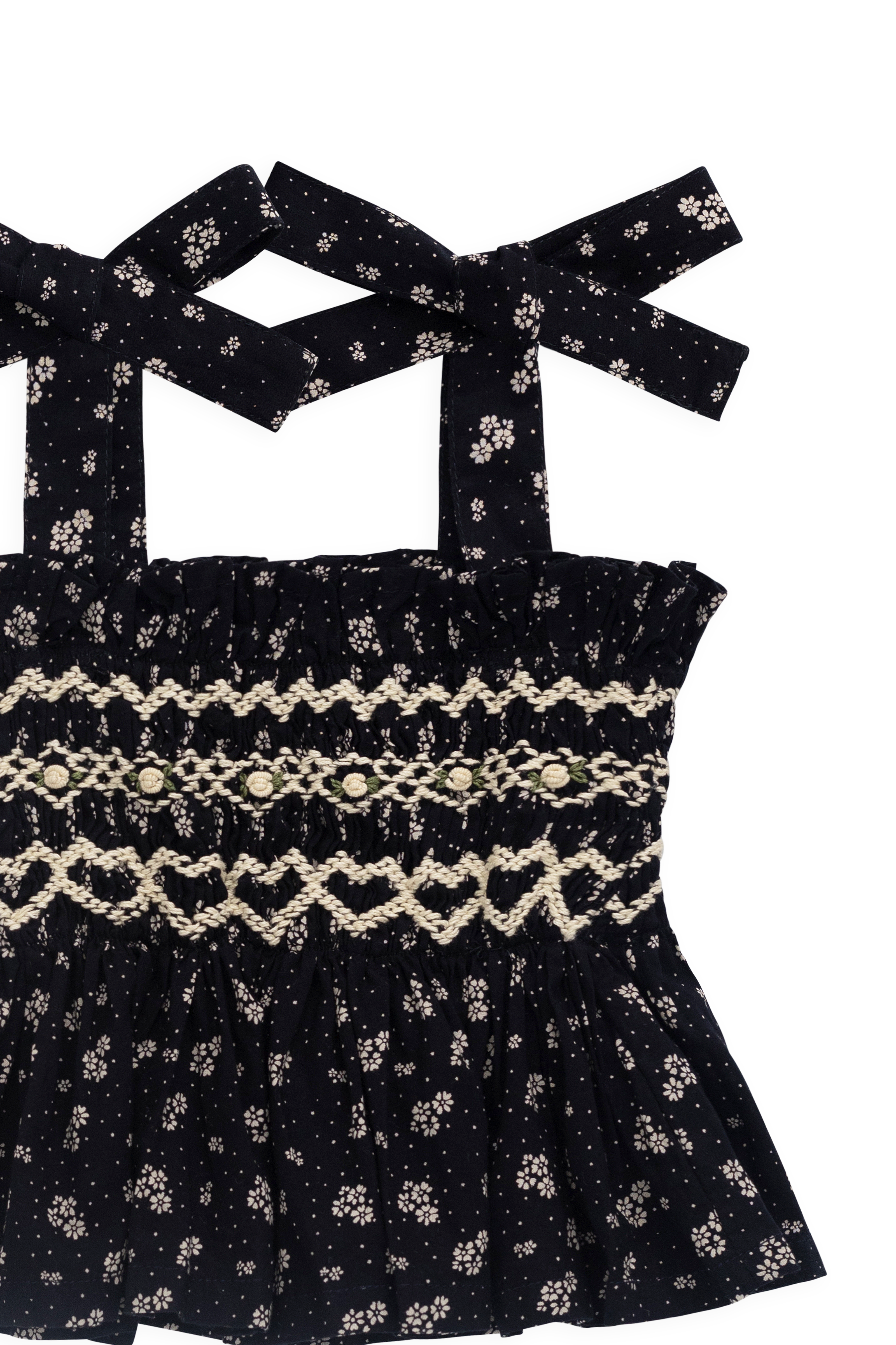 Organic Cotton Top - Maisie Navy