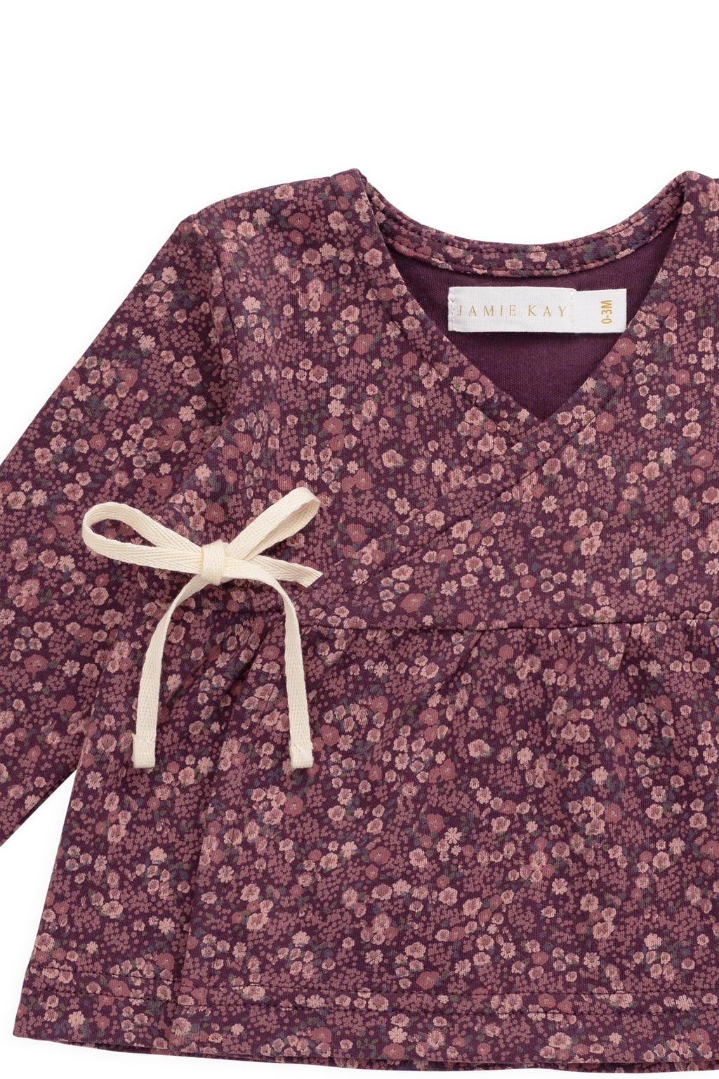 Organic Cotton Wrap Top