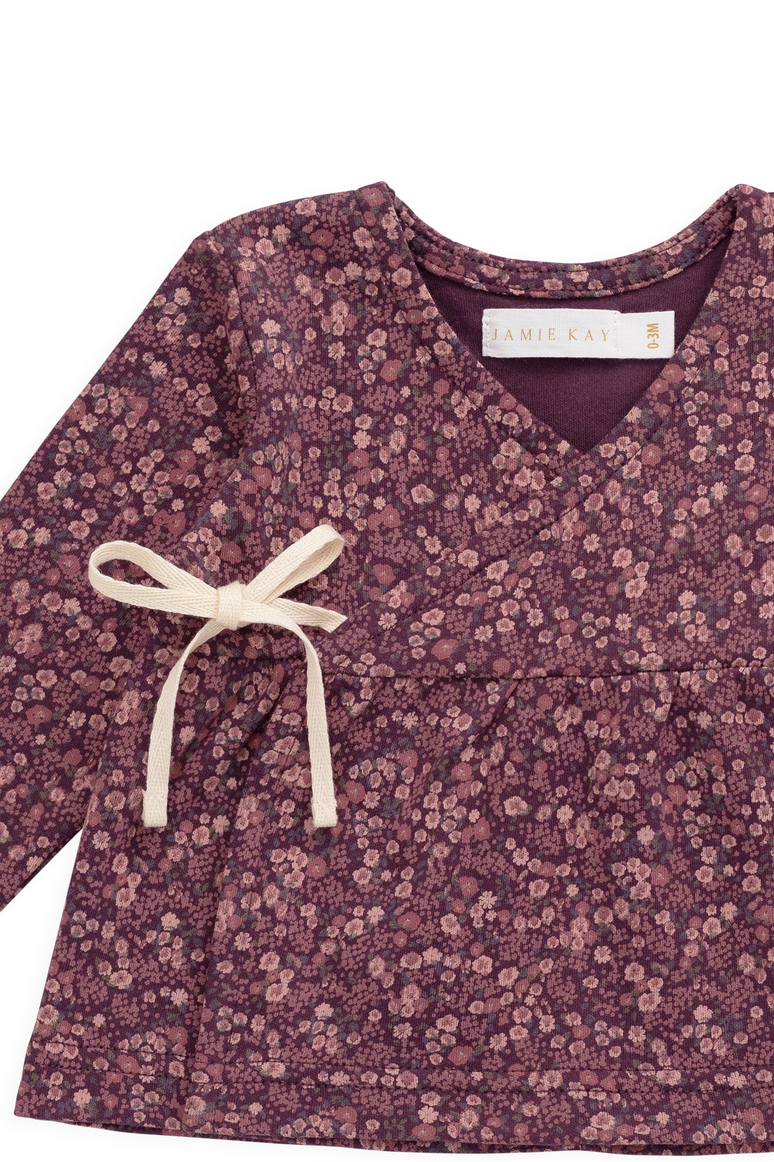 Organic Cotton Wrap Top