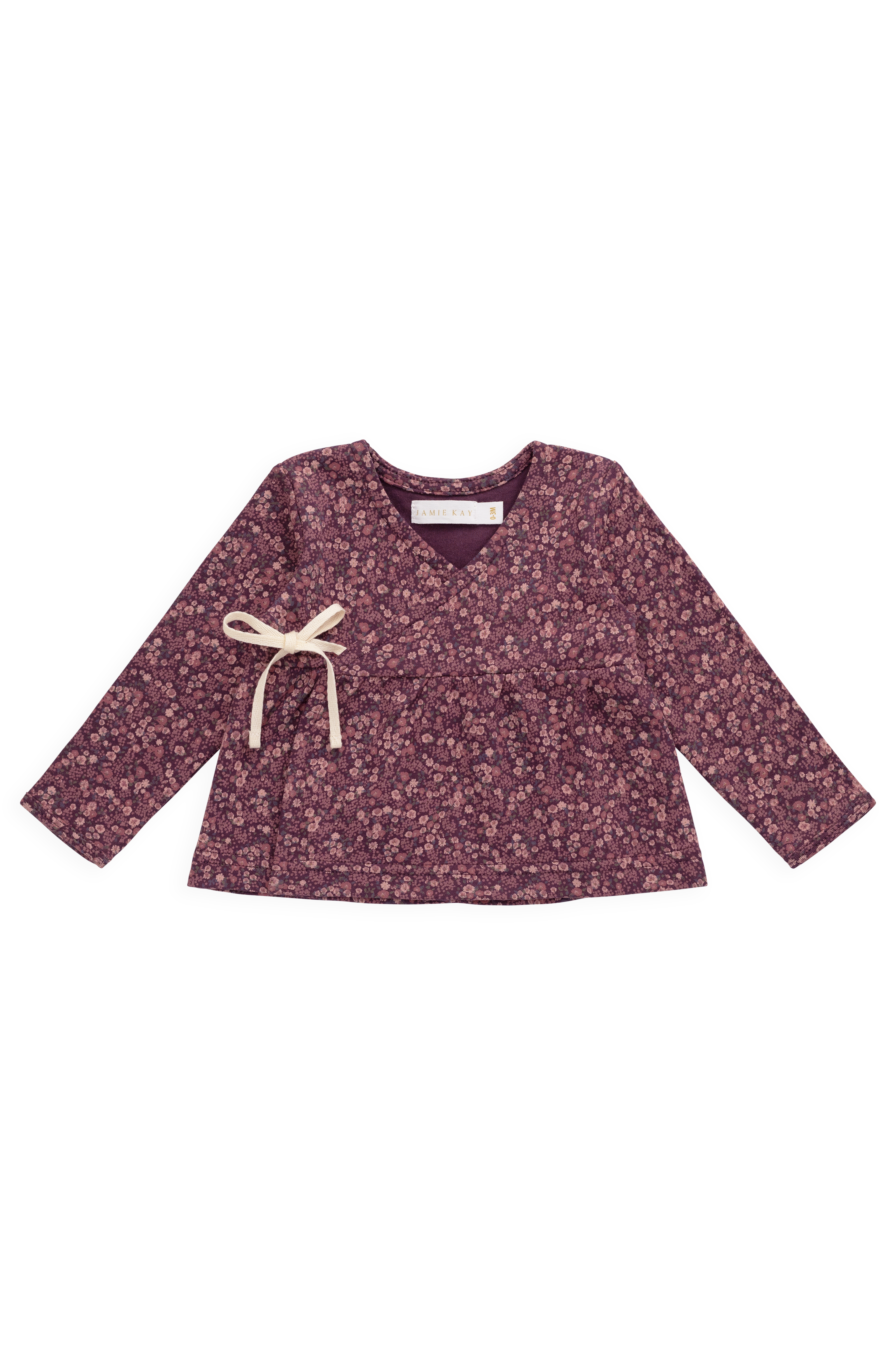 Organic Cotton Wrap Top