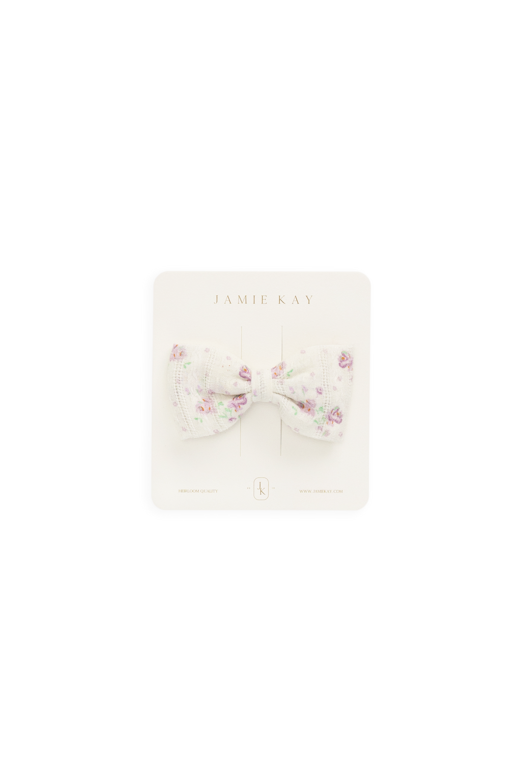 Organic Cotton Bow - Lilac
