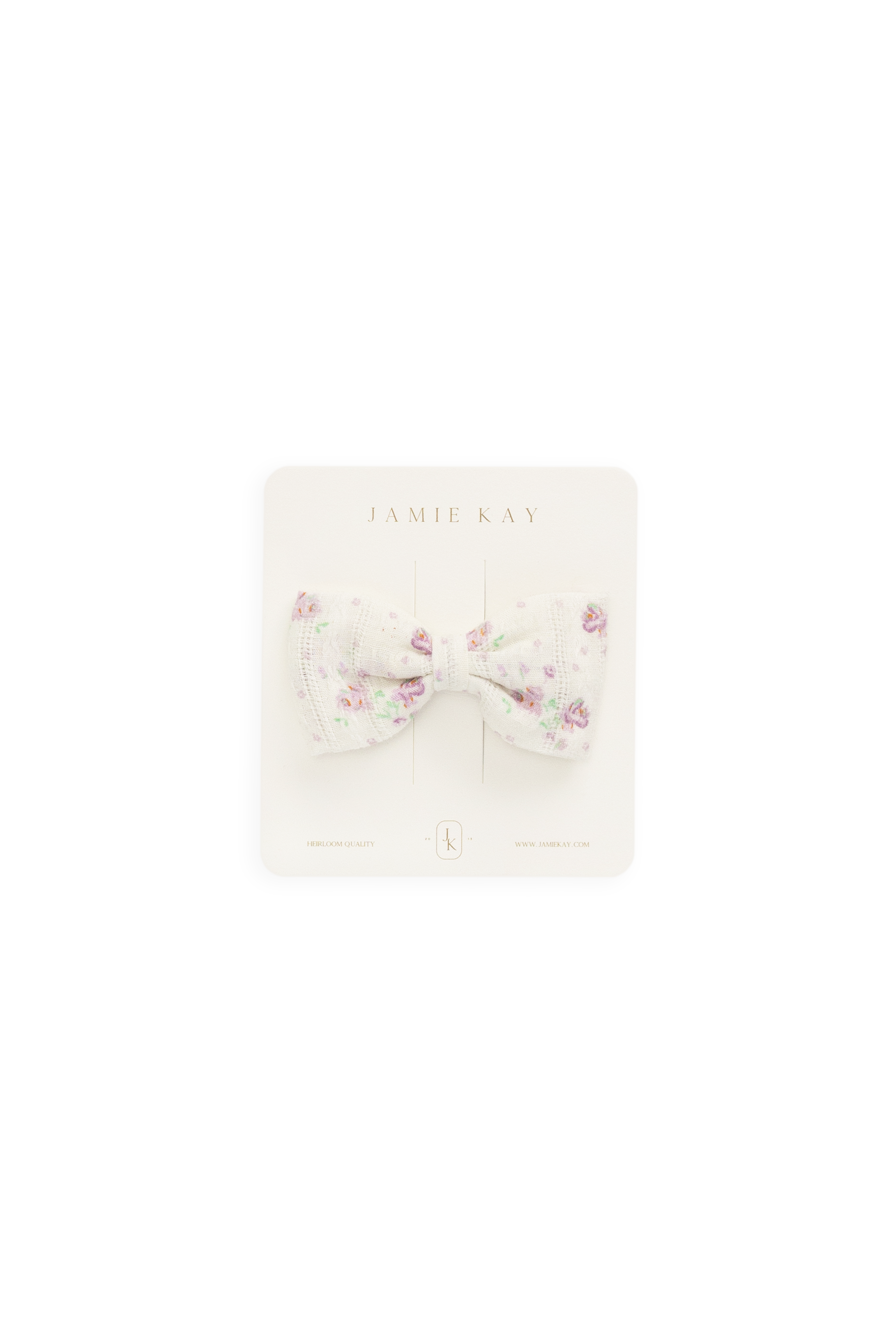 Organic Cotton Bow - Lilac