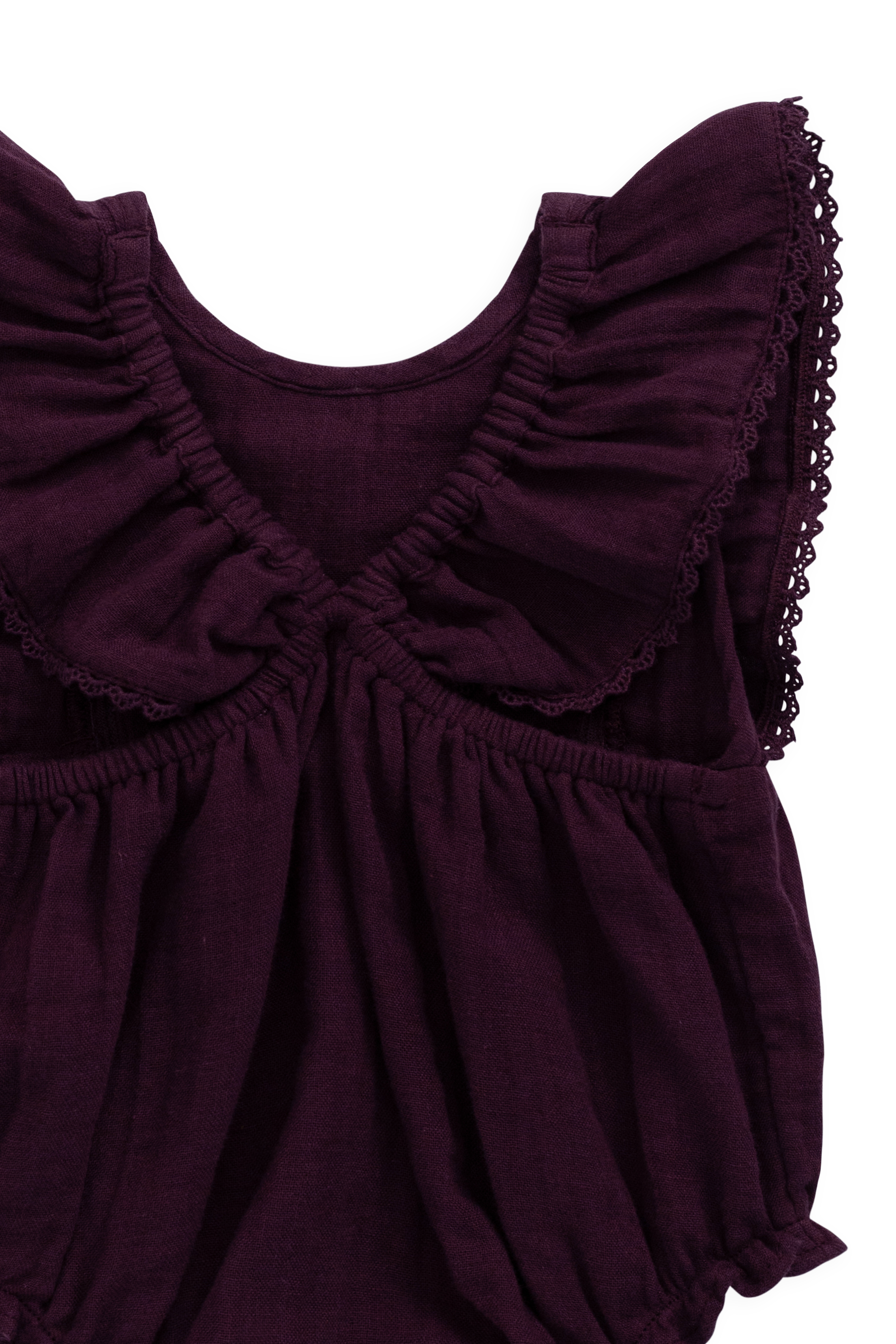 Organic Cotton Muslin Playsuit - Fig