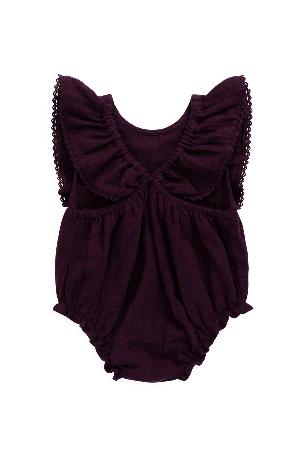 Organic Cotton Muslin Playsuit - Fig