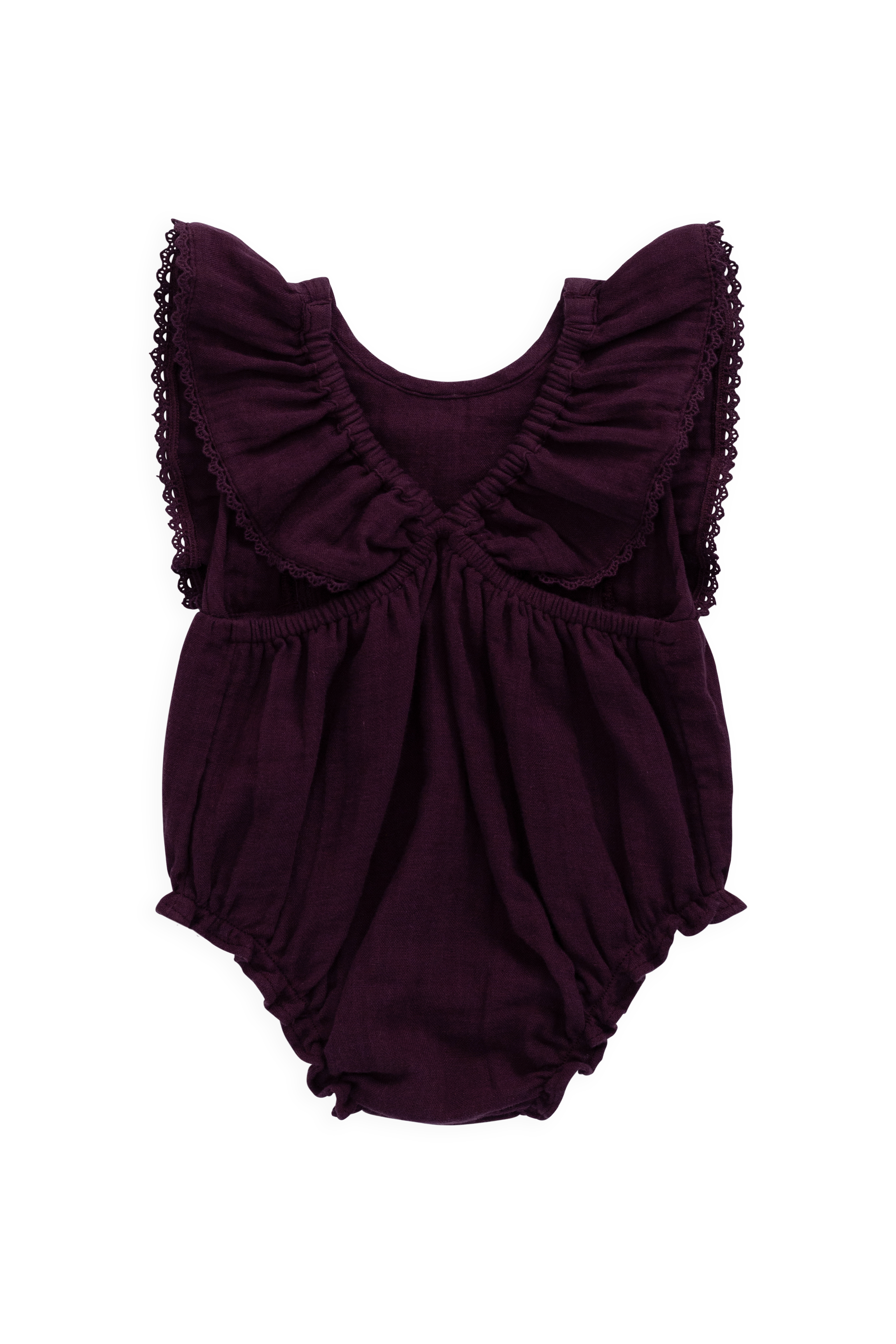 Organic Cotton Muslin Playsuit - Fig