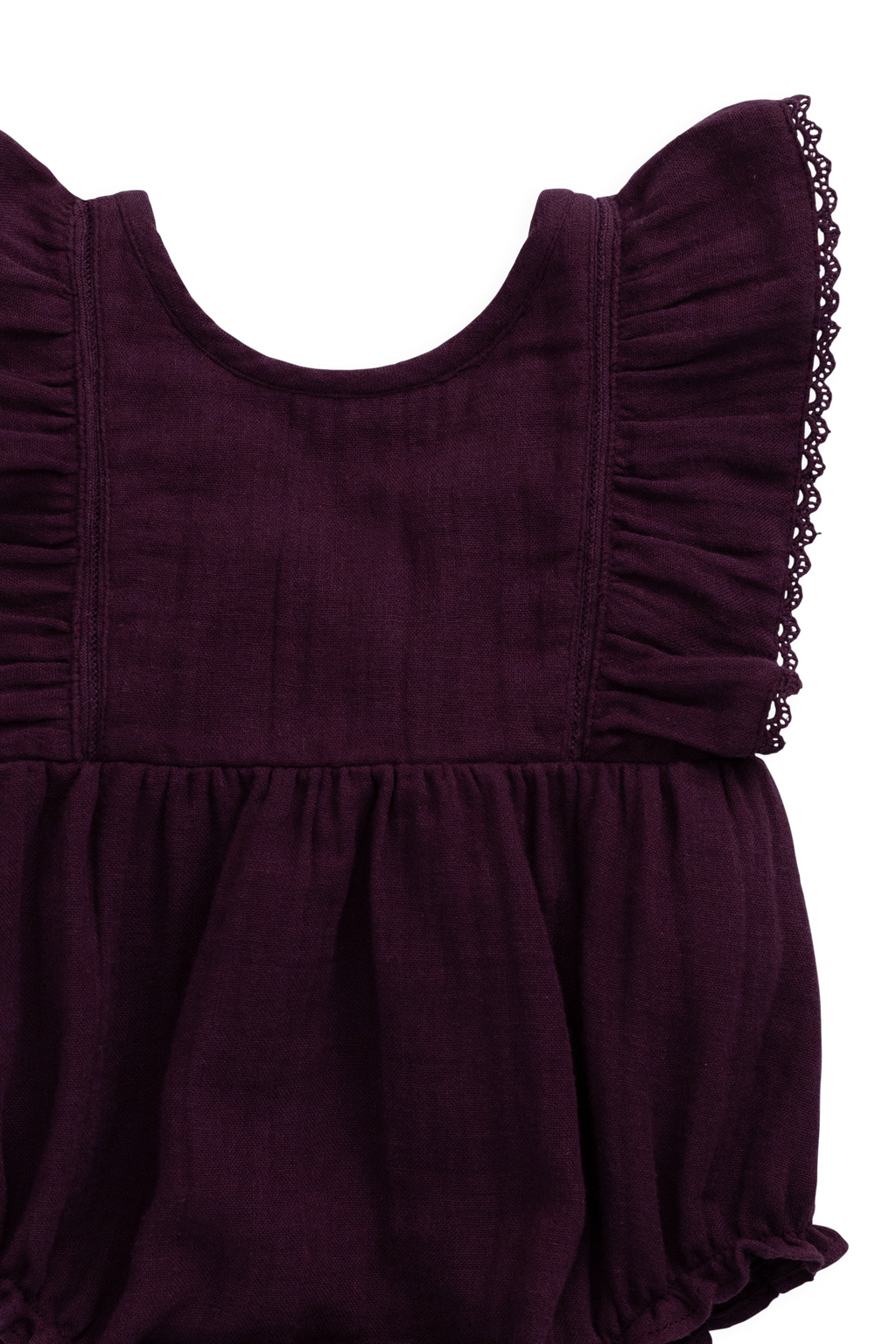 Organic Cotton Muslin Playsuit - Fig