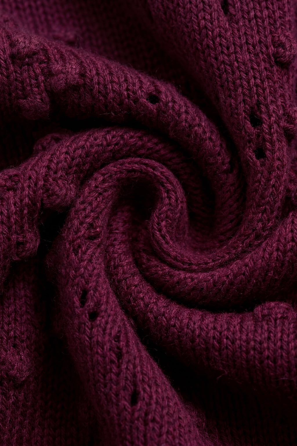 Knitted Cardigan - Mulberry Wood